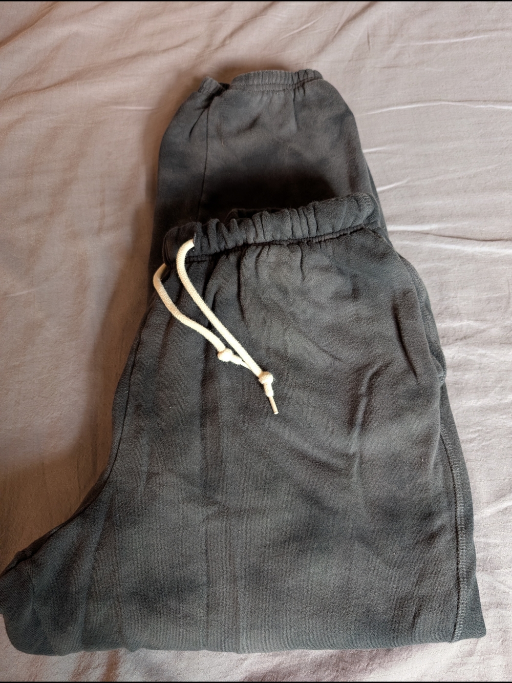 Old Navy Women's Black And Grey Sweatpants